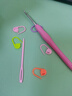 软柄勾针钩针工具套装手工diy编织包包毛衣针毛线防滑钩针材料包 3mm钩针1支送记号扣和缝合针 实拍图