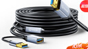 毕亚兹 USB3.0延长线延长带信号放大器 10米 公对母数据连接线带供电 无线网卡打印机摄像头扩展工程级 实拍图