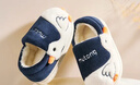 牧童儿童棉拖鞋女冬季加绒卡通小鸭子室内鞋男宝宝保暖棉鞋 宝蓝鸭170 实拍图