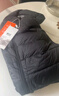 雪中飞经典新款百搭轻薄男式立领短款羽绒服马甲包边大口袋休闲鸭绒 宝石黑|8086-女 2XL 185/104A 实拍图