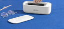 美的（Midea）超声波清洗机 眼镜清洗机 首饰剃须刀手表假牙牙套神器 UV紫外线除菌 MHJ45-01VW 实拍图