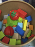 Hape(德国)婴幼儿童拼搭木质积木玩具40粒彩虹积木宝宝生日礼物E8321 实拍图