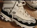 斯凯奇（Skechers）贝壳熊女鞋百搭高帮女靴厚底增高老爹鞋户外运动鞋168026 实拍图