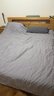 京东京造100支长绒棉床上四件套 植素超柔贡缎轻奢床单被套床品套件抗菌 1.8米床银灰香槟 实拍图