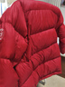 雪中飞儿童羽绒服男女童装新款秋冬季加厚保暖外套百搭面包服 冰酒红 150 实拍图