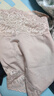 曼妮芬【2条装】曼妮芬高腰蕾丝轻收腹提臀防走光内裤女塑身裤 黑色+肤色 【3合1安全裤】 M 160 实拍图