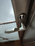 虎顿（HOTUN）不锈钢卫浴门锁铝合金单舌执手锁厕所卫生间洗手间门锁孔距110 实拍图