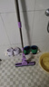妙洁胶棉拖把35cm杆长132共2头滚轮式大懒人家用一拖净免手洗海绵吸水 实拍图