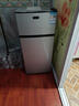 爱妻（AICHEN）小冰箱迷你小型家用冷藏冷冻两用宿舍出租房用双门办公室电冰箱节能省电 【一级能效】104CK186银色【三天约一度电】 实拍图