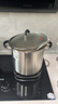 美厨（MAXCOOK）汤锅304不锈钢 复底高汤锅24cm 燃气炉电磁炉通用 MCH-24 实拍图