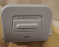 得力（deli）活页打孔器金属6孔/3孔可调节六孔打孔机小型a4活页本凭证装订机装订夹条 TA857浮冰青 实拍图