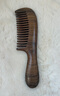 紫韵梳香宽齿型特长大号原木整料黑檀木梳子女士男士母亲节礼物送妈妈M-24 实拍图
