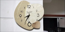 赟娅免打孔挂钟客厅创意diy欧式挂墙现代时尚简约卧室个性装饰时钟 轻奢挂钟：29*28cm 实拍图