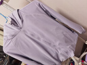 优衣库女装双面穿防风摇粒绒拉链连帽外套户外防水冬季新款479697 479697/71浅蓝紫色 L 实拍图