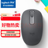 罗技（Logitech）M196 无线蓝牙鼠标 办公鼠标 笔记本商务办公家用 小巧便携 对称手型 石墨灰 实拍图