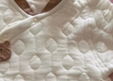 wua·wua婴儿衣服秋季宝宝睡袍夹棉防踢护肚夏季空调服睡衣睡袋秋冬连体衣 【四季 适宜20-28度】柿可爱 90 实拍图