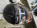 永久新国标3C认证电动车头盔防雾防风保暖秋冬季男女士电瓶车3/4盔安全帽 502双镜可拆围脖【亚黑】 实拍图