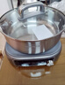 九阳（Joyoung）0涂层IH秒涮电火锅火锅专用锅电锅家用4-8人分体式可拆洗多功能电蒸锅不锈钢电煮锅6L火锅锅GN12 实拍图