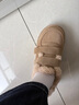 热风（Hotwind）女鞋雪地靴加绒保暖勃肯鞋居家通勤秋冬新款外穿魔术贴乐福鞋棉鞋 08杏色 37 (235mm) 实拍图