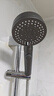 Rosecret【德国】增压淋浴花洒喷头全套强劲家用多功能洗澡手持莲蓬喷头 枪灰-单喷头+1.5米防爆软管+支架丨浴室浴霸一整套 硅胶出水孔密集大出水量畅享淋浴 实拍图