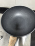 炊大皇炒锅不粘锅易清洁麦饭石色炒菜锅32cm电磁炉通用黑曜石系列CG32HY 实拍图
