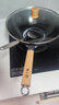 张小泉精铁旋压无涂层全灶具通用炒锅铁锅炒菜锅32cm含锅盖 C30660100 实拍图