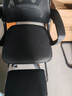 锦汐 电脑椅家用办公椅子靠背人体工学椅学习转椅老板座椅游戏电竞椅 【可后躺+踏脚+乳胶】黑框黑网 实拍图