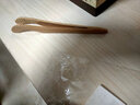 特言 茶夹竹夹子茶叶夹子茶镊子功夫茶茶具配件夹茶叶的茶杯夹泡茶竹 【2个装】竹质弯茶夹带齿 实拍图