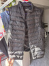 雪中飞秋冬新款男式轻薄羽绒服马甲基础男士短款羽绒秋马甲 宝石黑|8086 M 170/92A 实拍图