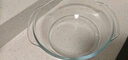 格娜斯双耳透明耐热玻璃碗大号带盖微波炉专用碗汤碗面碗沙拉碗烤箱碗2L 实拍图