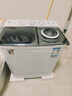 小鸭牌洗衣机半自动双桶双缸家用大容量小型租房宿舍波轮脱水甩干两用双杠省电老式强动力易操作以旧换新 8.5公斤【洗5.5+脱3.0｜强劲电机全国联保】 实拍图