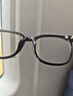 村田稻夫防蓝光眼镜 平光镜 防辐射眼镜 大框高清护目镜男女 亮黑框 实拍图