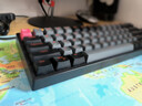 宏碁（acer） 无线蓝牙双模机械键盘键小型便携办公游戏笔记本台式电脑手机平板适用Mac/iPad 68键黑灰 茶轴【2.4G+蓝牙+有线三模】 实拍图