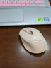 英菲克（INPHIC）M8无线鼠标充电女生办公静音便携人体工学适用于惠普华硕华为笔记本电脑无限轻音 【新升级电量可视版+低噪音】女生专用鼠标 奶茶色 实拍图