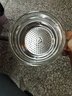 富光双层玻璃杯商务泡茶杯子大容量耐热办公水杯过滤带把银色320ml 实拍图