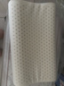 富安娜儿童乳胶枕 泰国进口抗菌学生护颈枕 天然乳胶枕芯 一只装50*30cm 实拍图