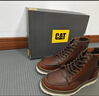 CAT卡特马丁靴工装靴男鞋经典款BRAVADO轻户外复古时尚牛皮机车靴 深棕P712950 42 实拍图
