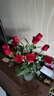红色单头玫瑰10枝 实拍图