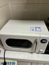 美的（Midea）微波炉复古奶油风微波炉小型家用20L易清洁解冻五档速热均匀加热全自动多功能一体迷你M2F转盘式 M2F复古奶油风微波炉 20L 实拍图