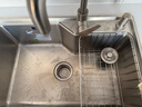 九牧（JOMOO） 厨房水槽单槽套餐SUS304不锈钢洗碗池 洗菜盆加厚水盆大容量水槽 C款67*43大单槽（不含龙头） 实拍图