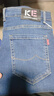真维斯（Jeanswest）牛仔裤男修身直筒秋冬季新款潮流柔软棉弹舒适休闲男士长裤子男 561蓝灰 31 码(2尺4) 实拍图