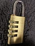 奥本黄铜密码挂锁行李箱锁宿舍柜子锁健身房迷你密码防水锁头284 实拍图