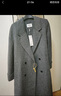 诗凡黎（‘S EIFINI）【人生大衣】100%散毛染绵羊毛双面呢大衣25秋冬新款高性价比外套 【长款】灰色 M 实拍图