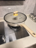 炊大皇  炒锅 麦饭石色不粘锅多功能少油烟炒菜锅平底30cm 电磁炉通用  实拍图