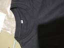短袖t恤男夏季新款圆领纯色弹力修身半袖打底衫潮流简约男装上衣 黑色 薄款 XL (175) （115-130斤） 实拍图