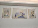猫九酱轻奢福鹿客厅装饰画挂画高级感沙发背景墙挂画简约大气三联壁画 实拍图