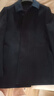 雅戈尔（YOUNGOR）大衣男翻领商务大衣羊毛高级面料手感软糯丝滑穿着有型 灰蓝 L 175/96A 实拍图