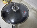 三禾0涂层炒锅无涂层不粘锅304钛不锈钢电磁炉通用炒菜锅32cmLC32S16 实拍图