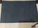 京东京造条纹拉绒入户垫 家用可裁剪除尘防滑吸水地垫进户门 灰色60*90cm 实拍图