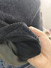 罗蒙（ROMON）【雪尼尔+加绒保暖】针织衫男秋季新款圆领保暖打底毛衣男 灰色【雪尼尔】 3XL /185（建议155-170斤） 实拍图